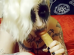 Black Metal Girl Sucks Your Cock