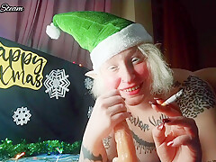 Elf Jerk Off While Smoking