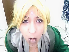 Naruto – – – Tsunade Takes A Bet On Her Luscious Tits (and Loses Parody